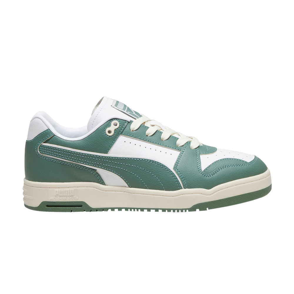 Pre-owned Puma Slipstream Lo Vintage 'eucalyptus White' In Green