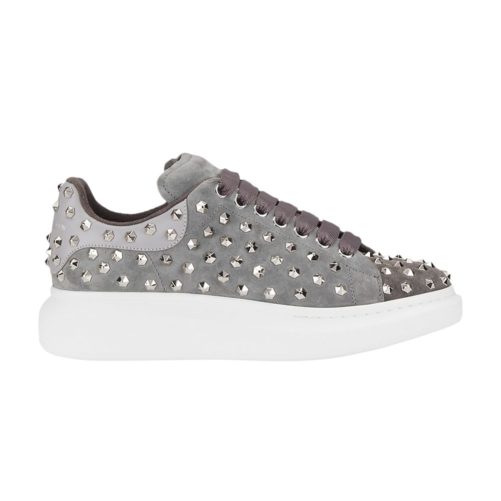 Pre-owned Alexander Mcqueen Oversized Spiked Sneaker 'grey' | Men's Size 41.5