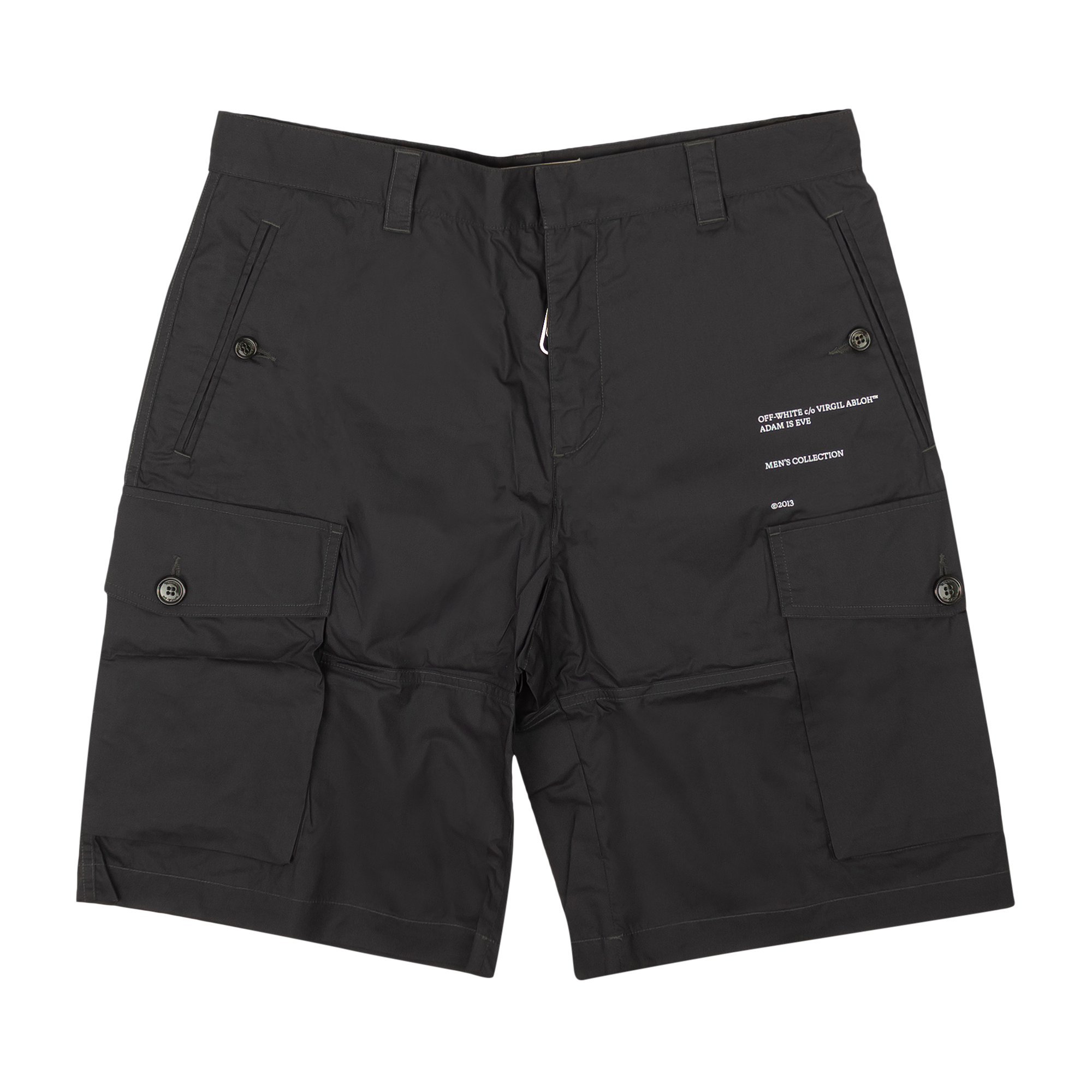 Pre-owned Off-white Magnet Cargo Shorts 'black'