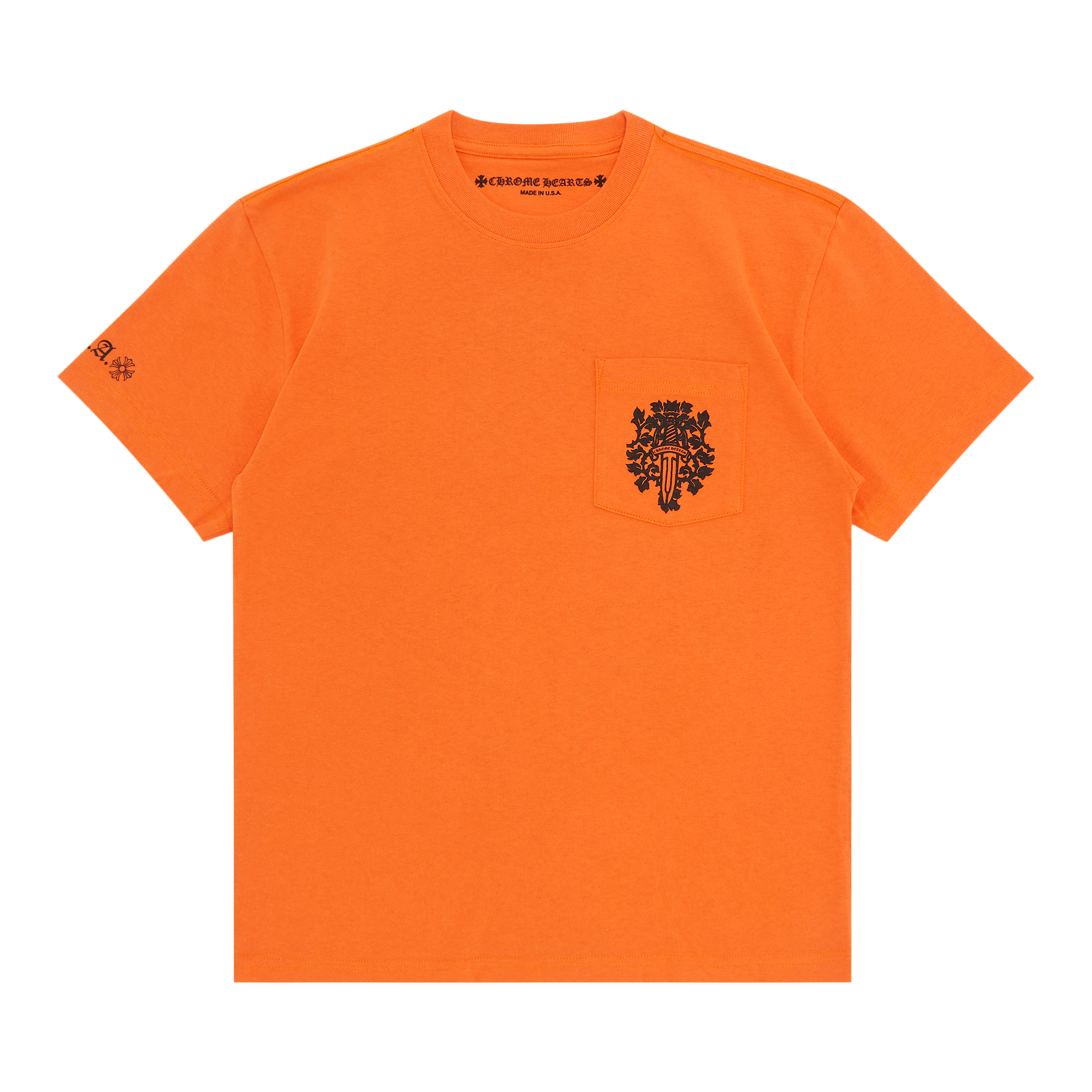 Pre-owned Chrome Hearts Vine Dagger T-shirt 'orange'