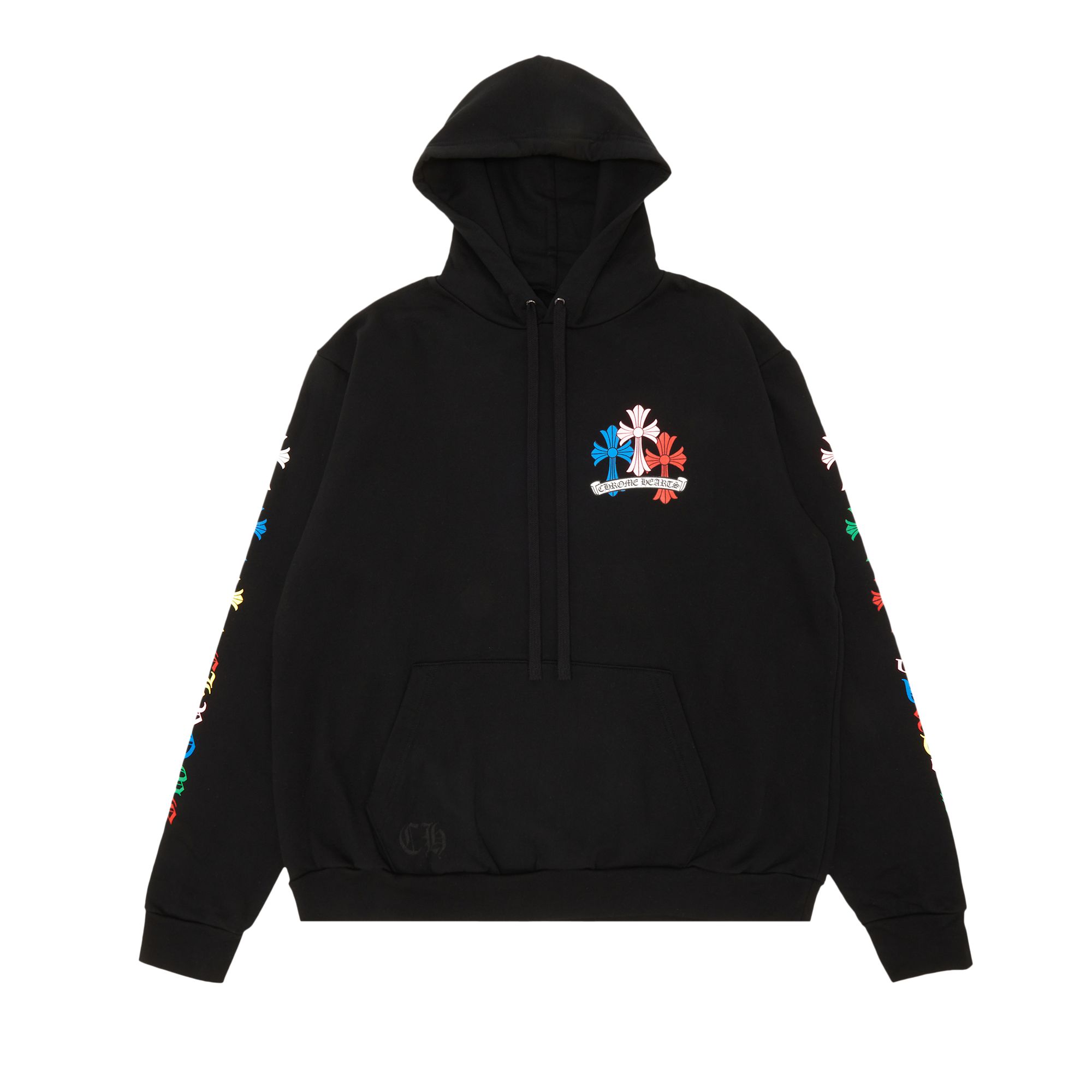 Pre-owned Chrome Hearts Cross Hoodie 'black' | Men's Size M