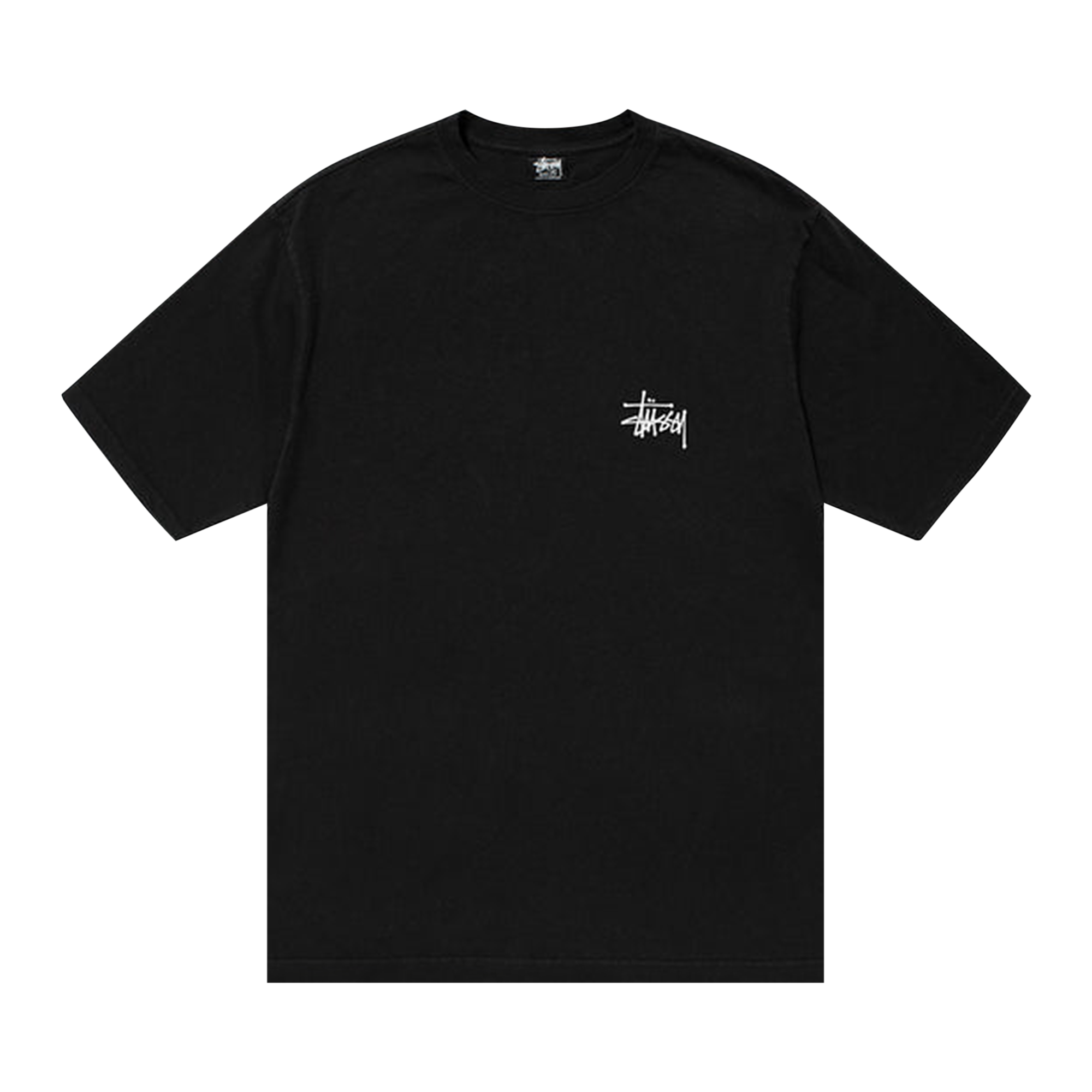 Pre-owned Stussy Fallen Angel Pigment Dyed Tee 'black'