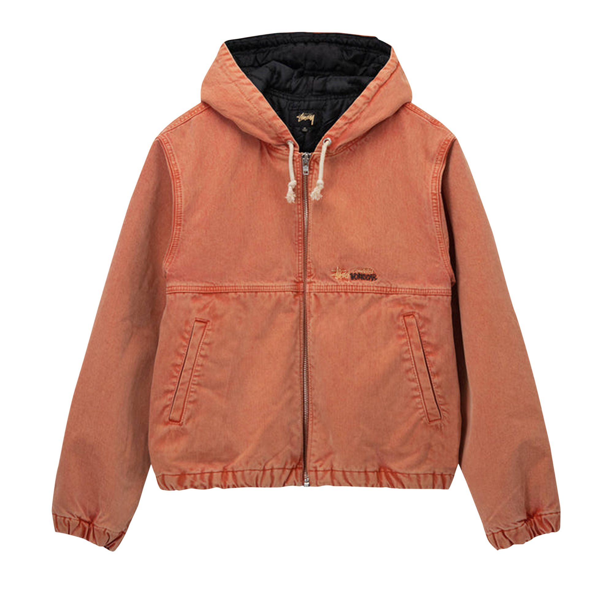 Pre-owned Stussy Double Dye Work Jacket 'faded Red'