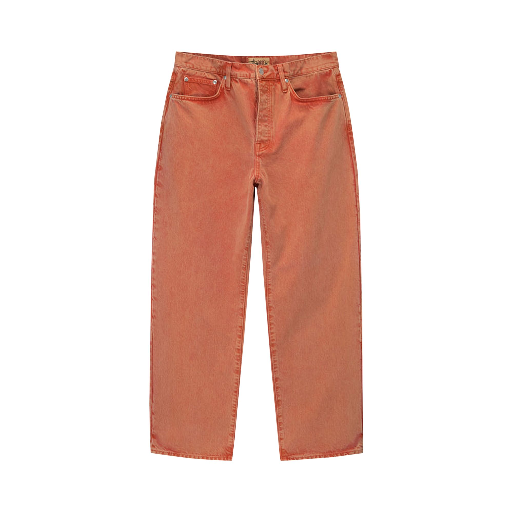 Stussy Double Dye Big 'Ol Jeans 'Faded Red' | Men's Size 31