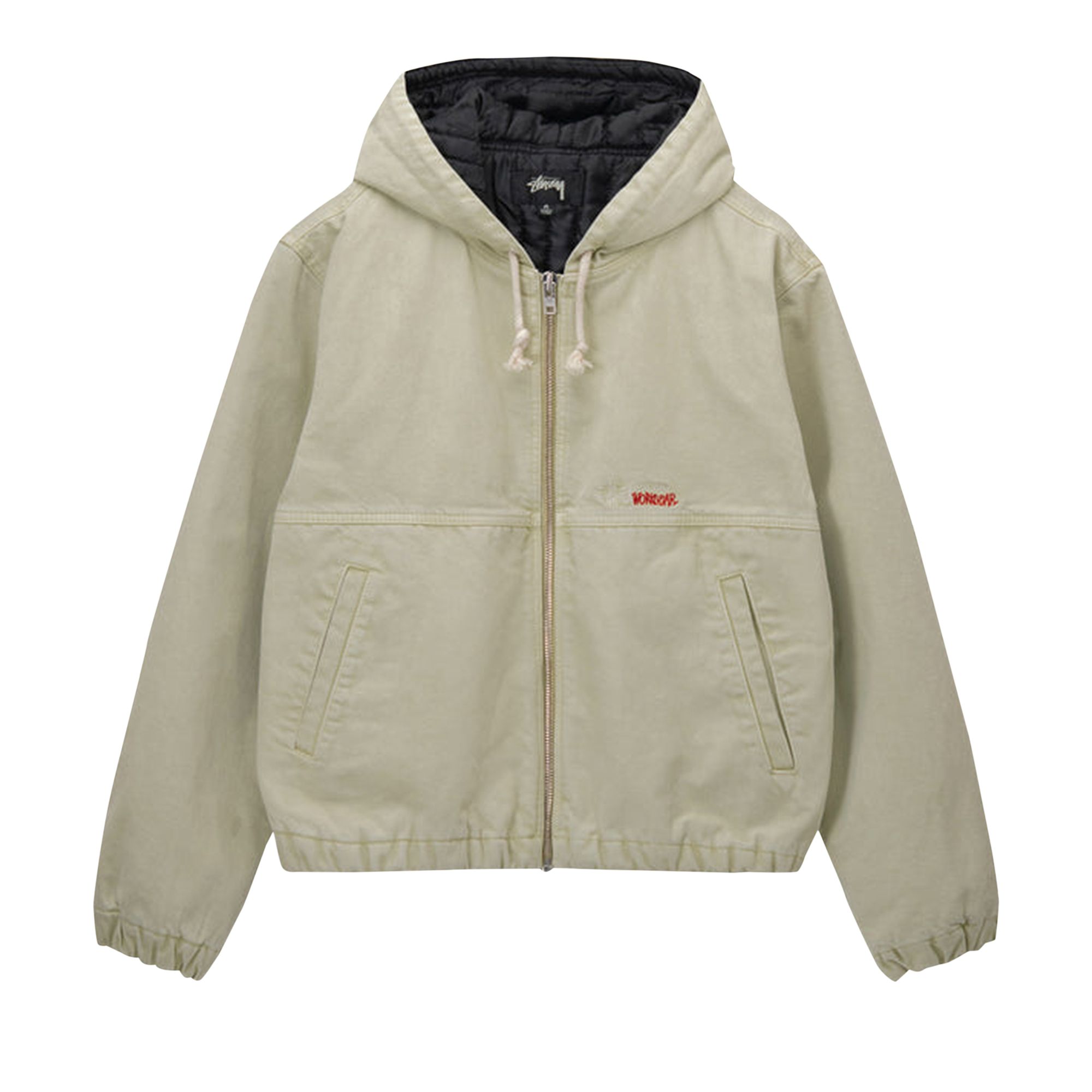 Pre-owned Stussy Double Dye Work Jacket 'cream'