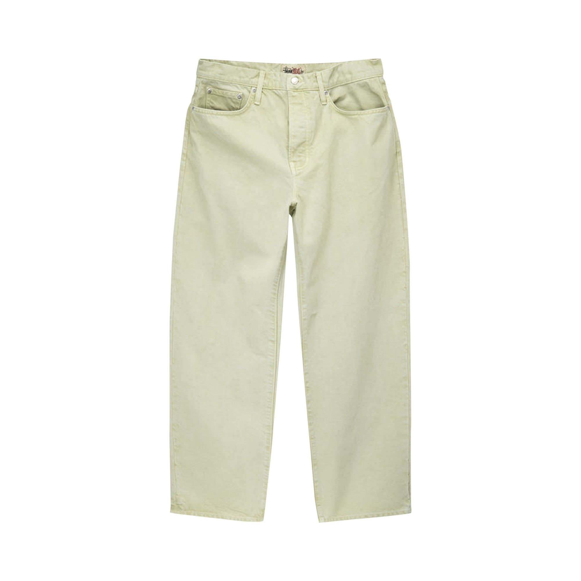 Pre-owned Stussy Double Dye Big 'ol Jeans 'cream'