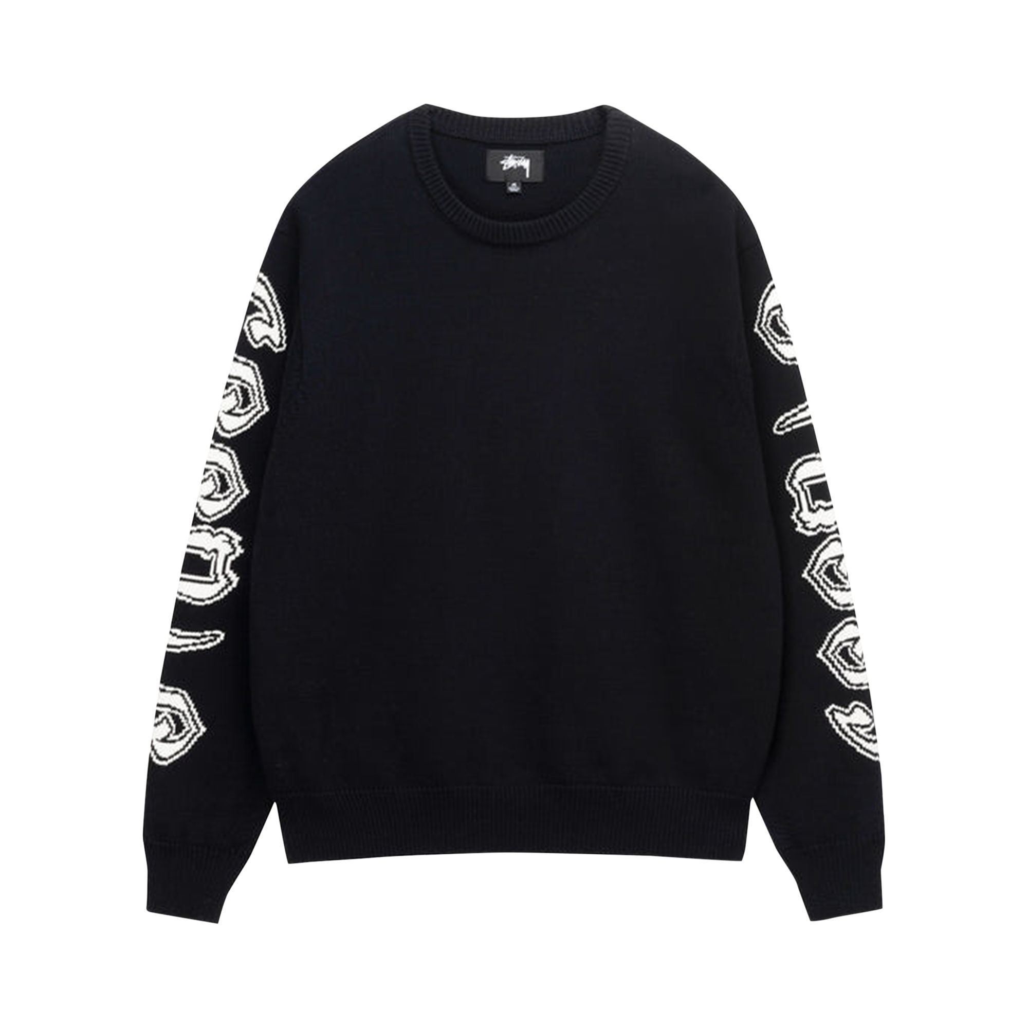 STUSSY STUSSY SLEEVE LOGO SWEATER 'BLACK'