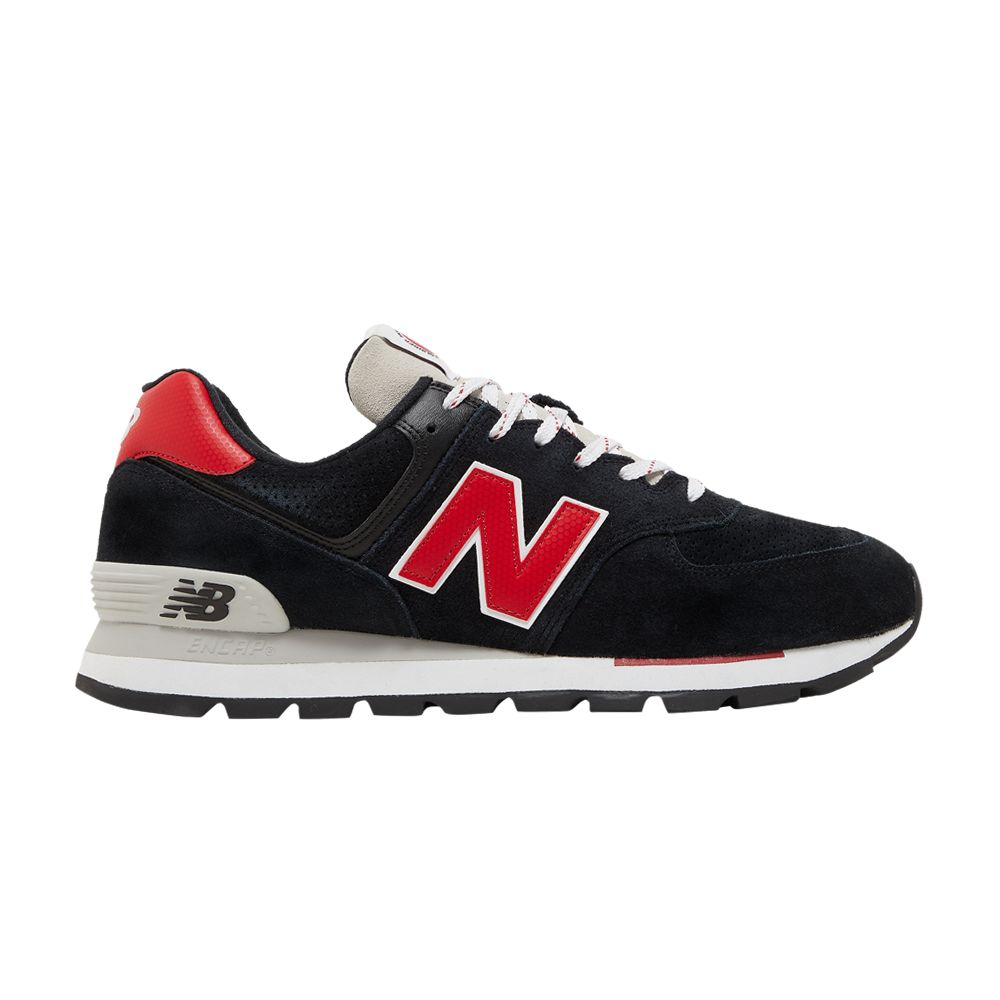 Pre-owned New Balance 574 Rugged 'black Red'