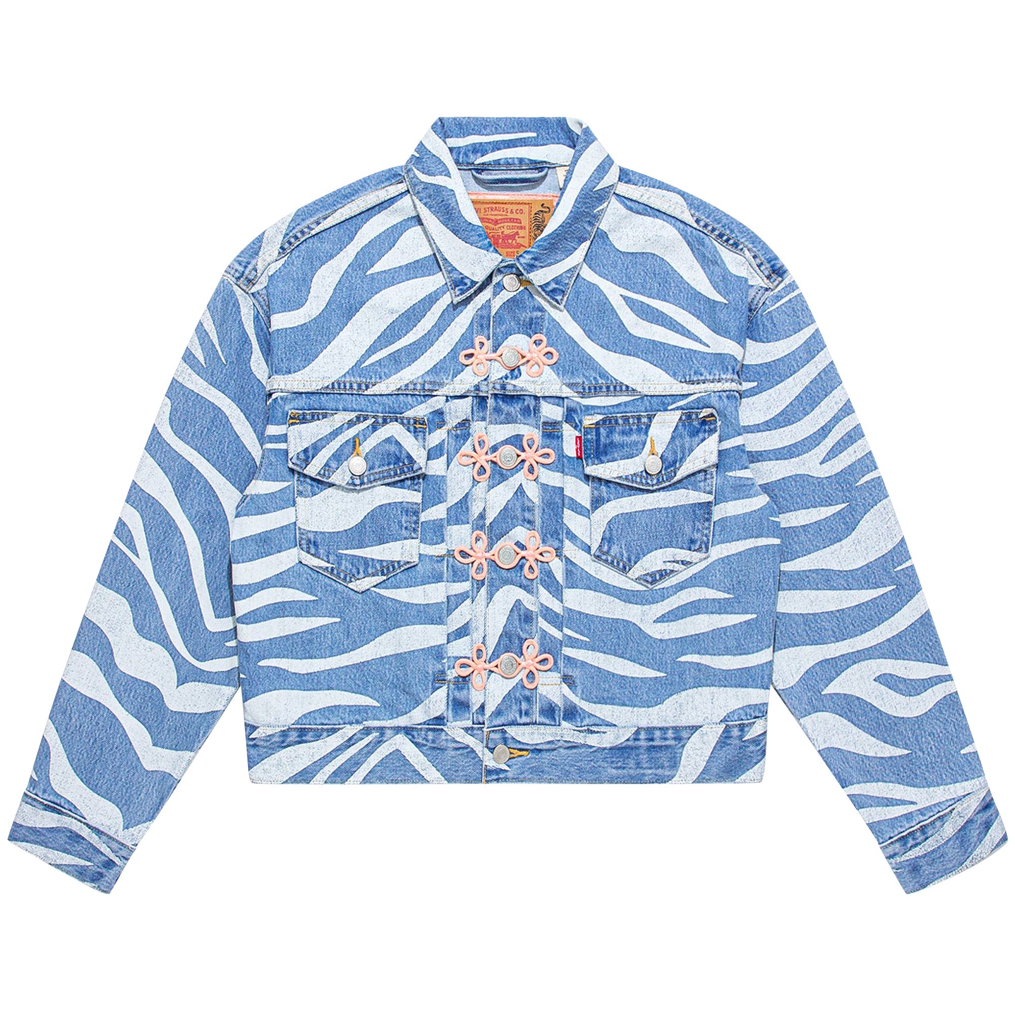 Pre-owned Clot X Levi's Type Ii Trucker Jacket 'blue'