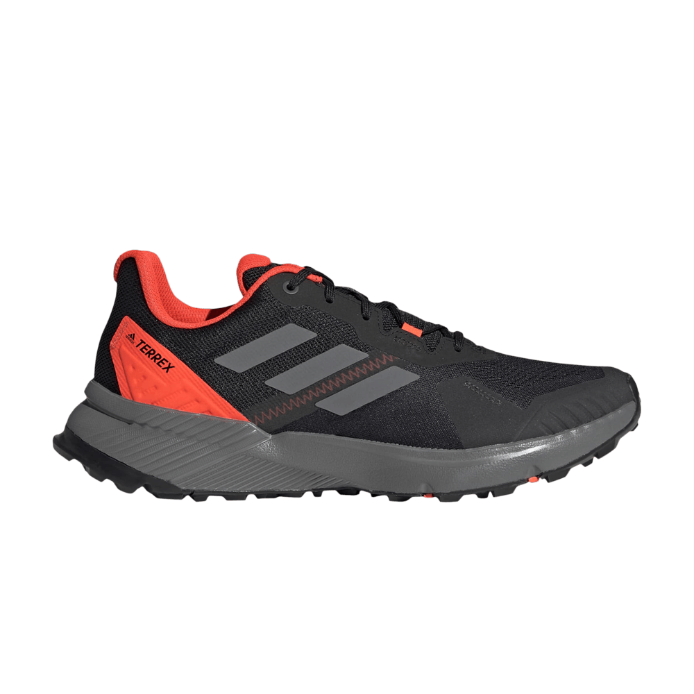 Buy Terrex Soulstride 'Black Solar Red' - FY9214 | GOAT IT