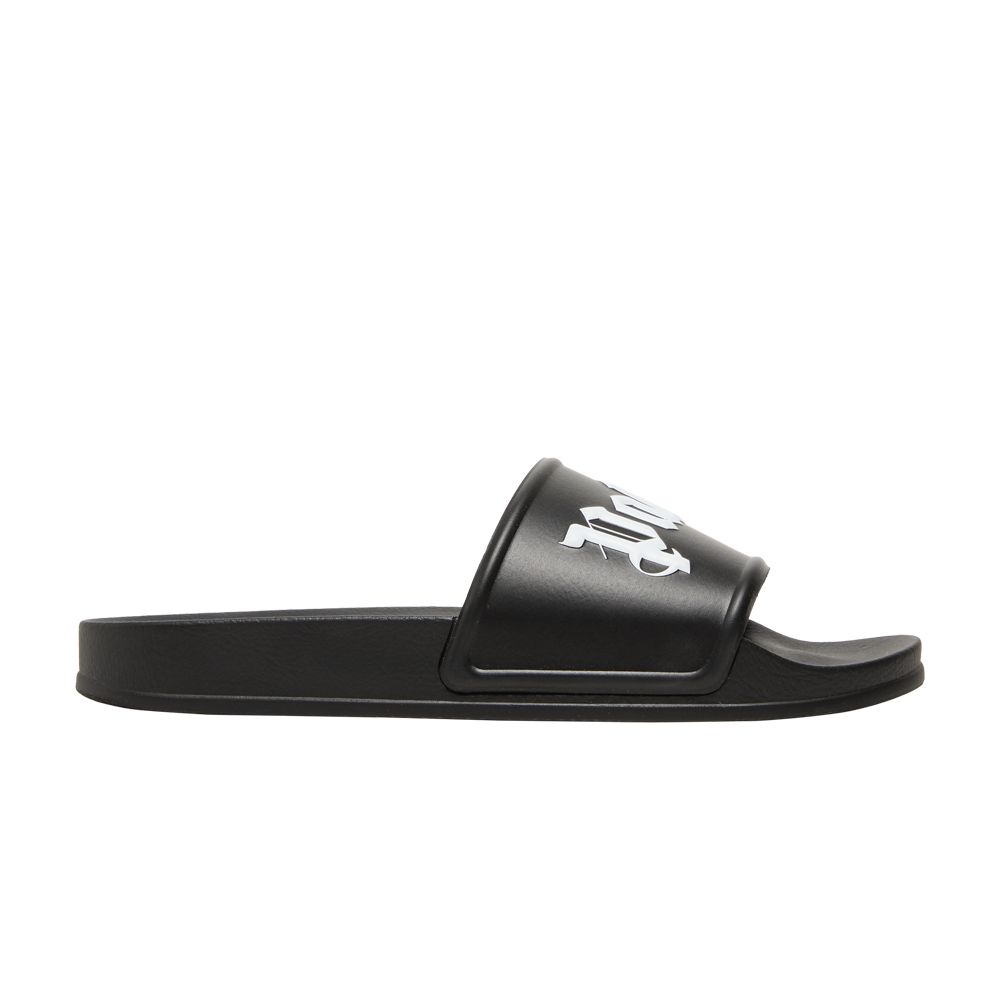 Pre-owned Palm Angels Pool Slider 'black' | Men's Size 39