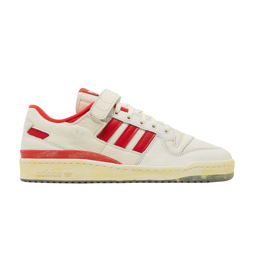 Pre-owned Adidas Originals Forum 84 Low Aec 'vintage Pack - Red' In White