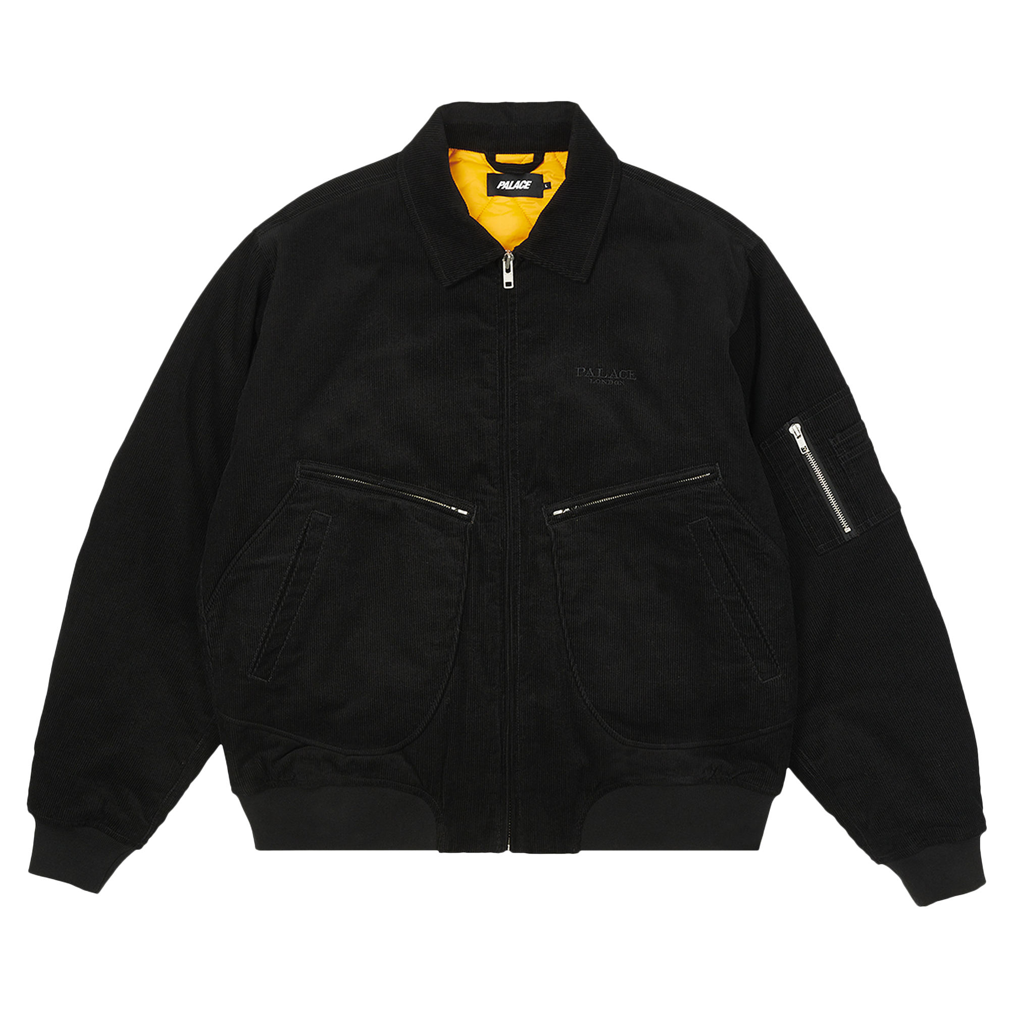 Pre-owned Palace Cord Ma-1 'black'