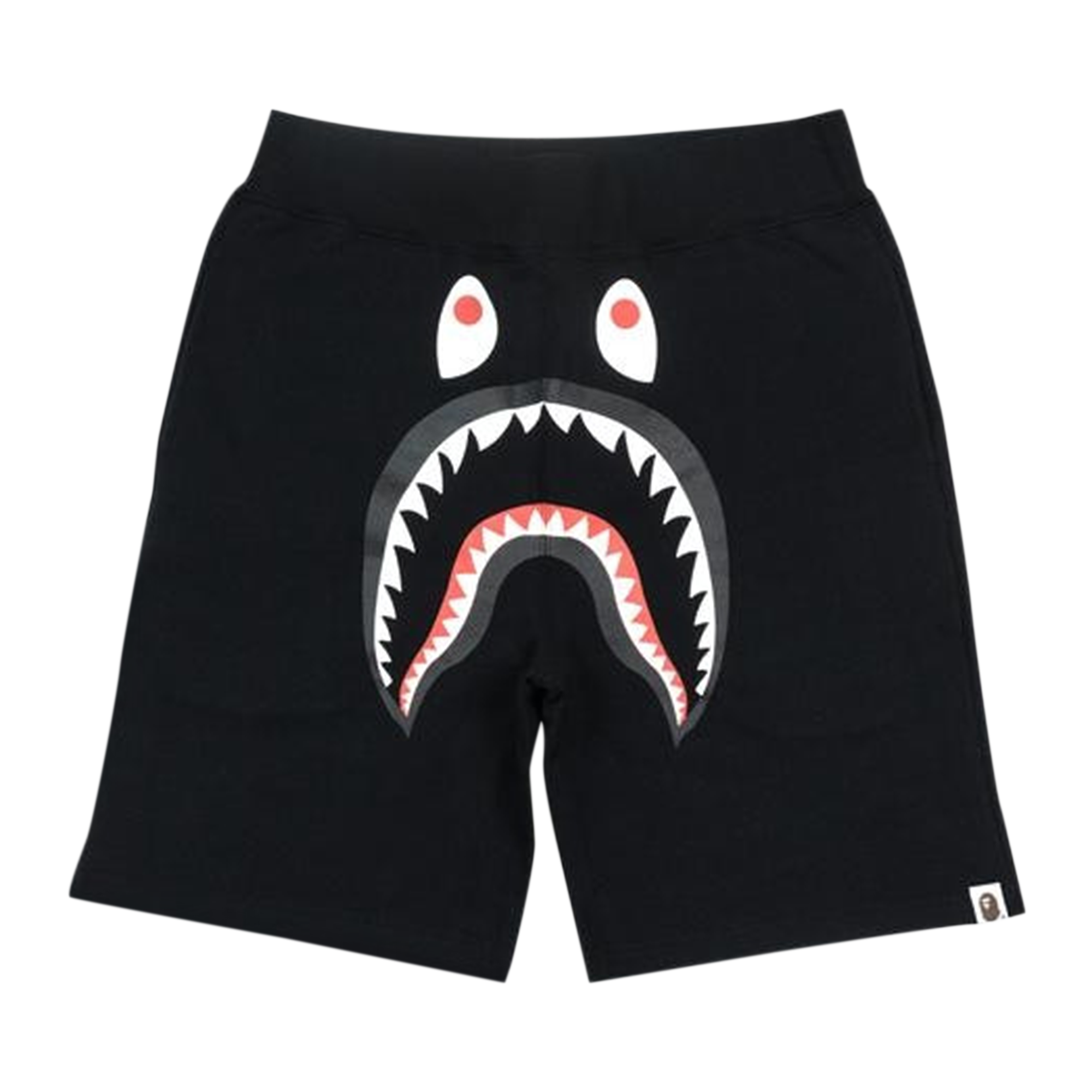 Pre-owned Bape Shark Sweatshorts 'black'