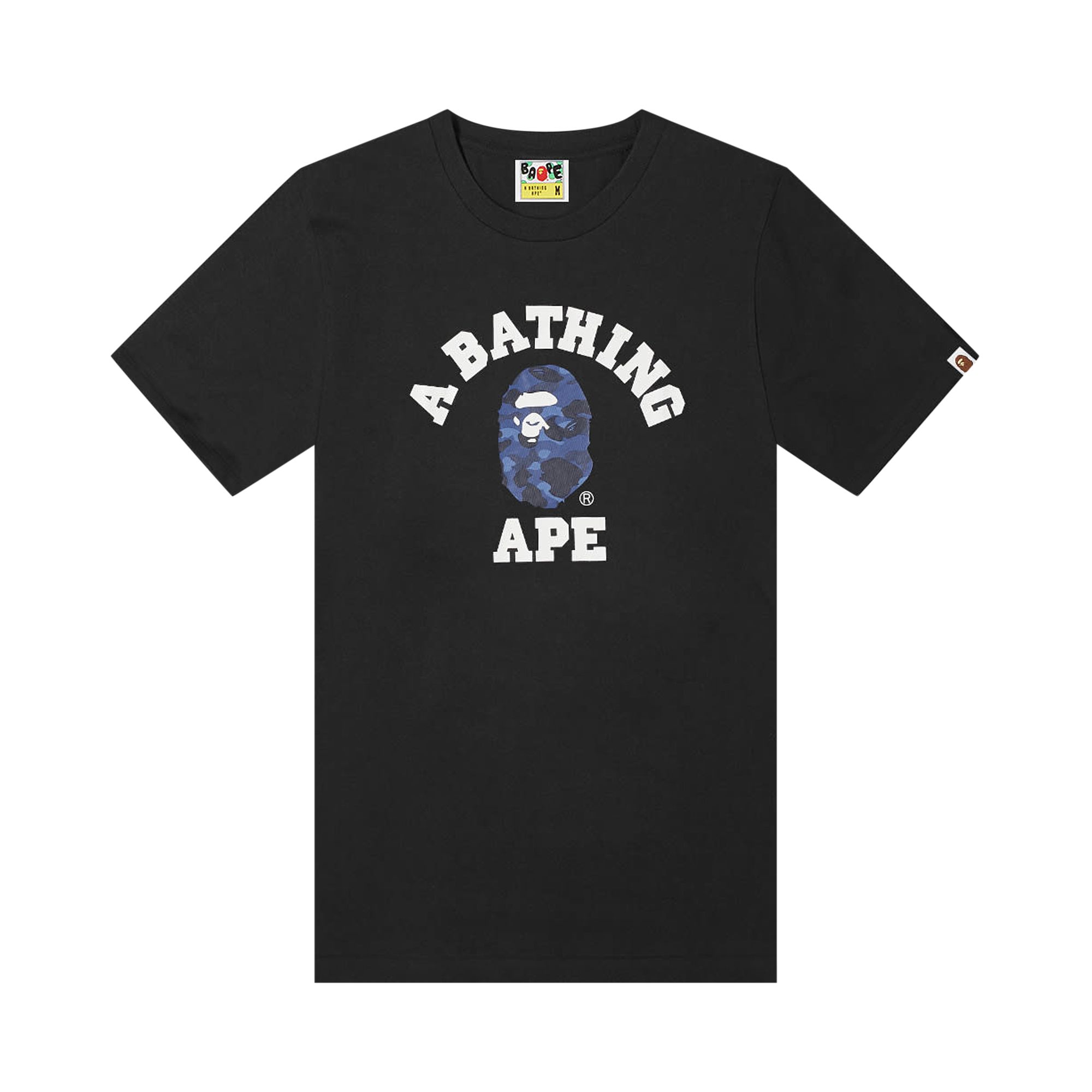 BAPE BAPE COLOR CAMO COLLEGE TEE 'BLACK/NAVY'