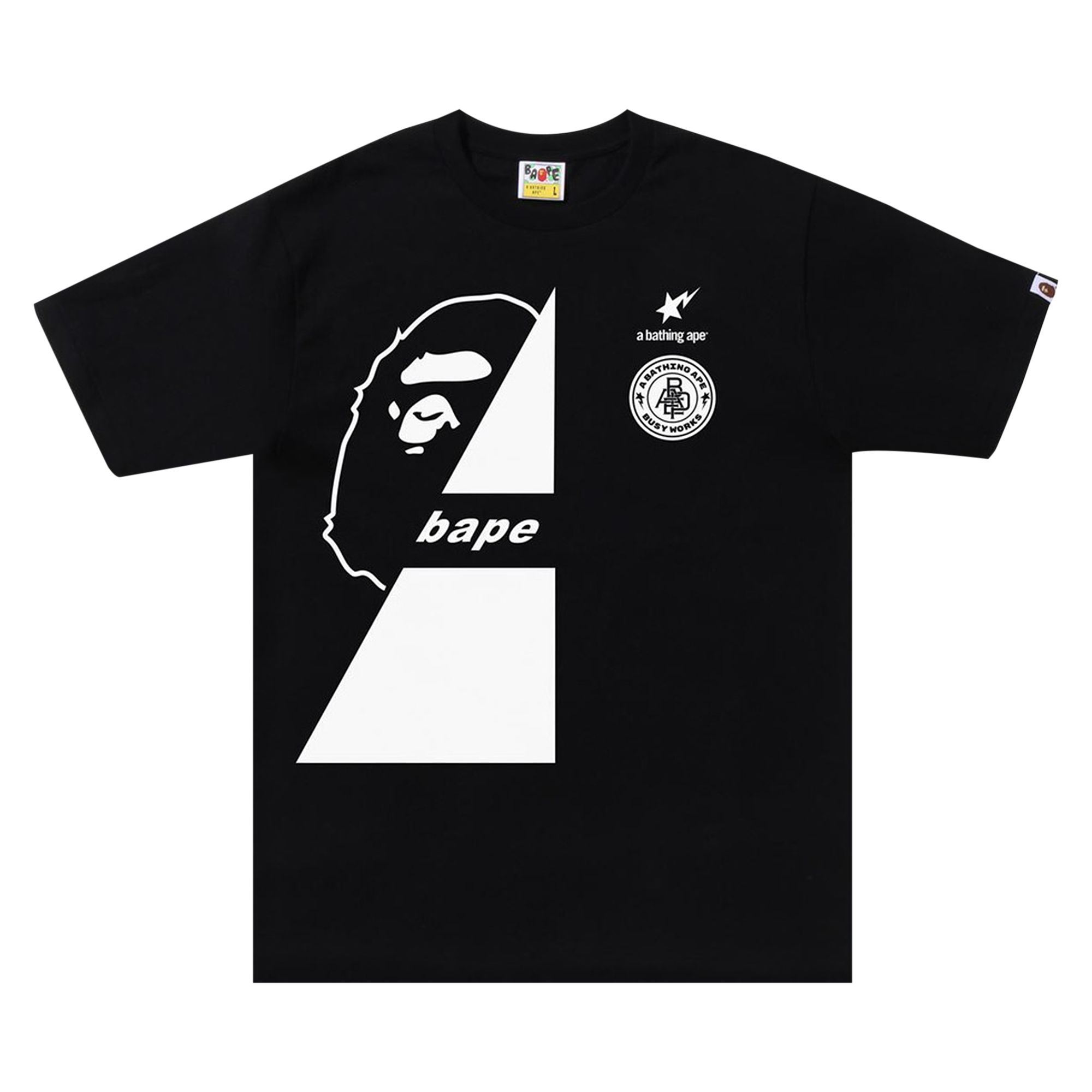 BAPE BAPE SOCCER #3 TEE 'BLACK'