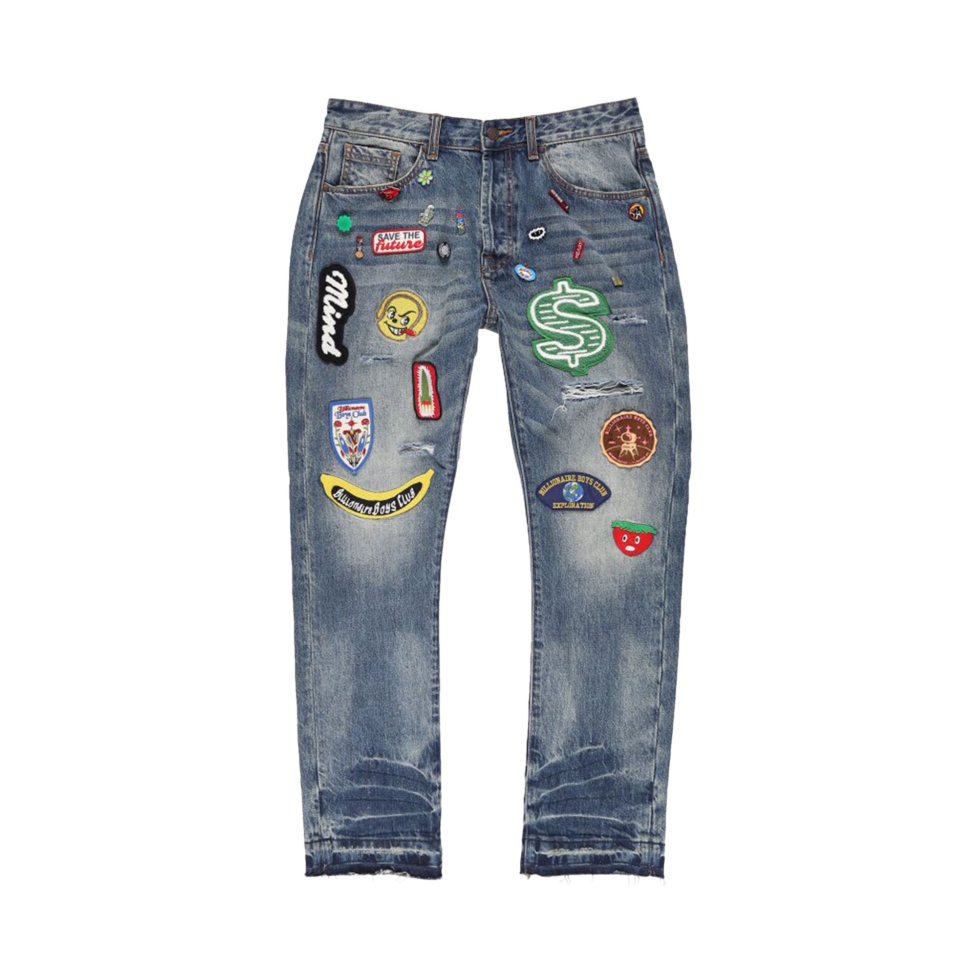 Pre-owned Billionaire Boys Club Heart Fit Echo Jeans 'denim' | Blue | Men's Size 30