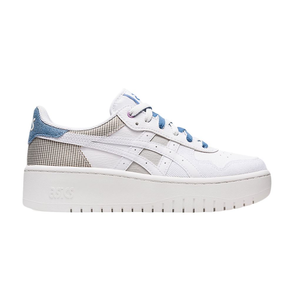Pre-owned Asics Wmns Japan S Pf 'white Houndstooth Denim'