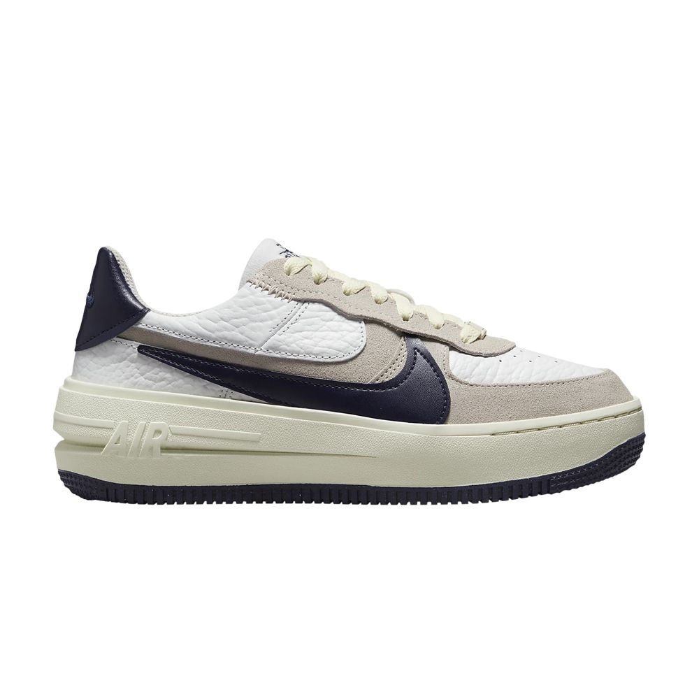 Pre-owned Nike Wmns Air Force 1 Plt.af.orm 'summit White Navy'