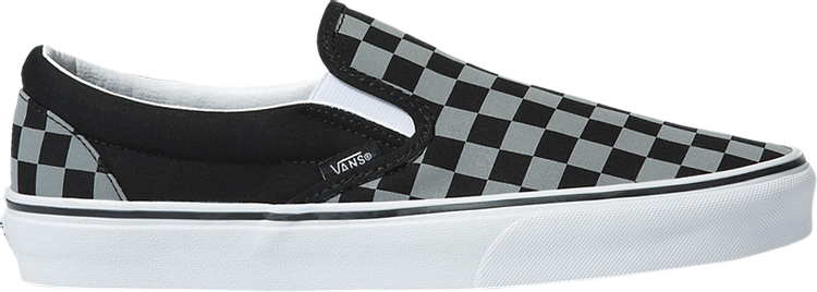 Reflective LV Checkered Slip-On Vans