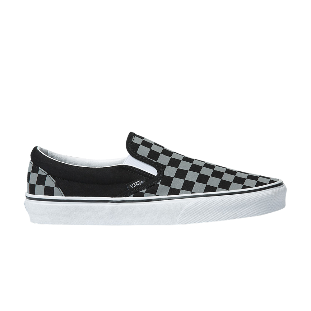 Pre-owned Vans Classic Slip-on 'cosmic Check Reflective' In Black