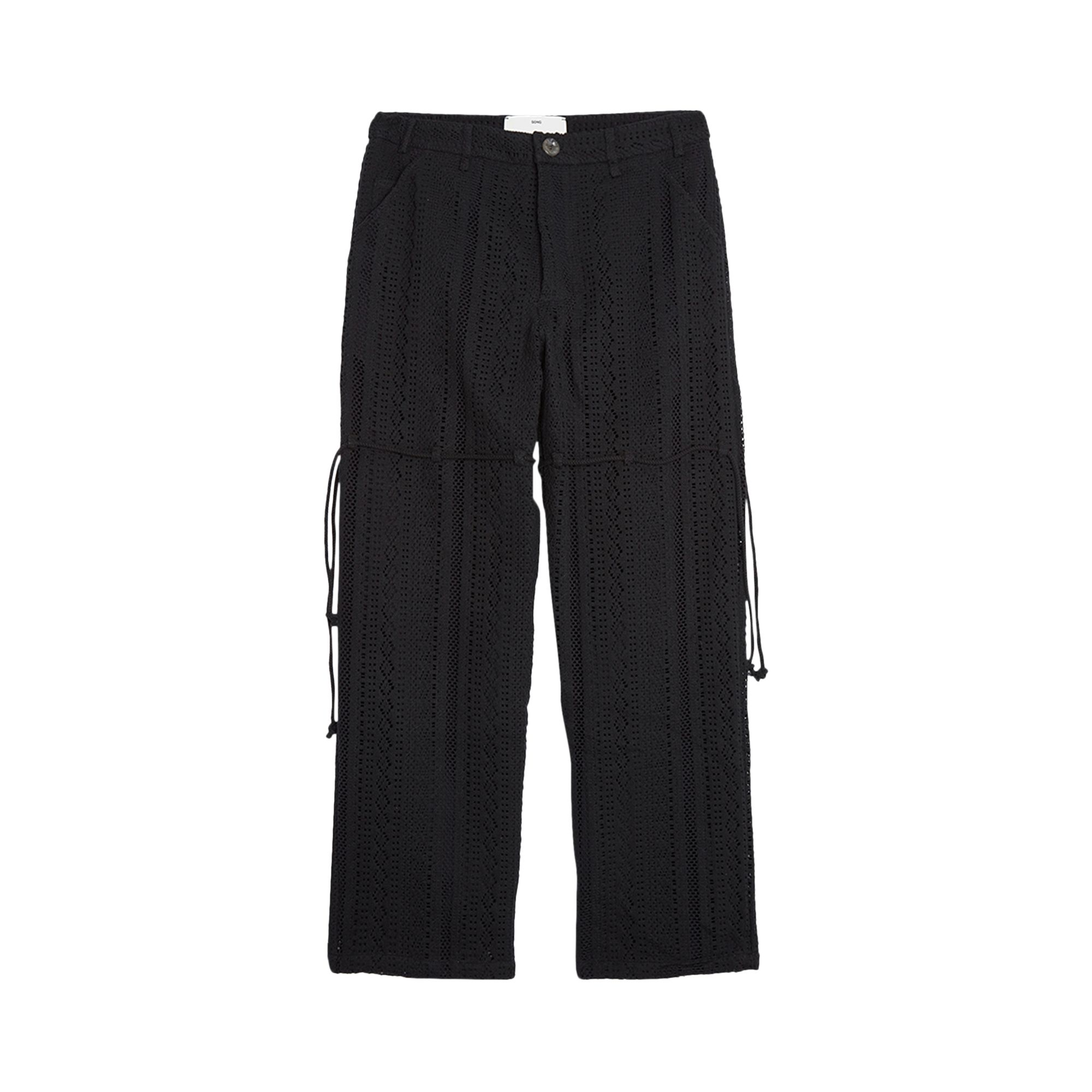 Pre-owned Song For The Mute Dress Pant 'black' | Men's Size 50
