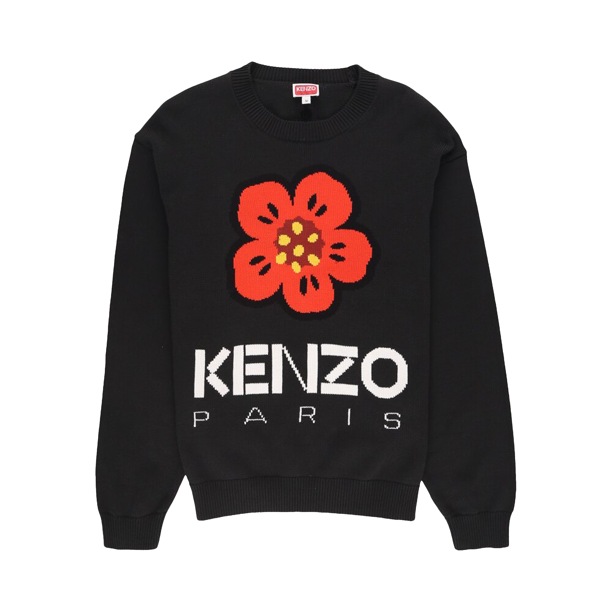 Pre-owned Kenzo Boke Flower Jumper 'black'