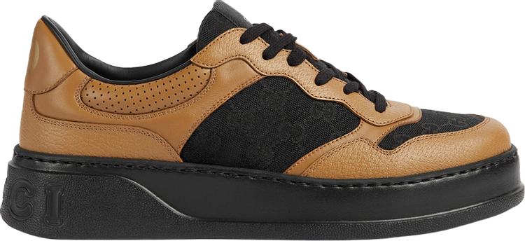 Gucci Lace Up Sneaker 'GG Embossed - Camel'