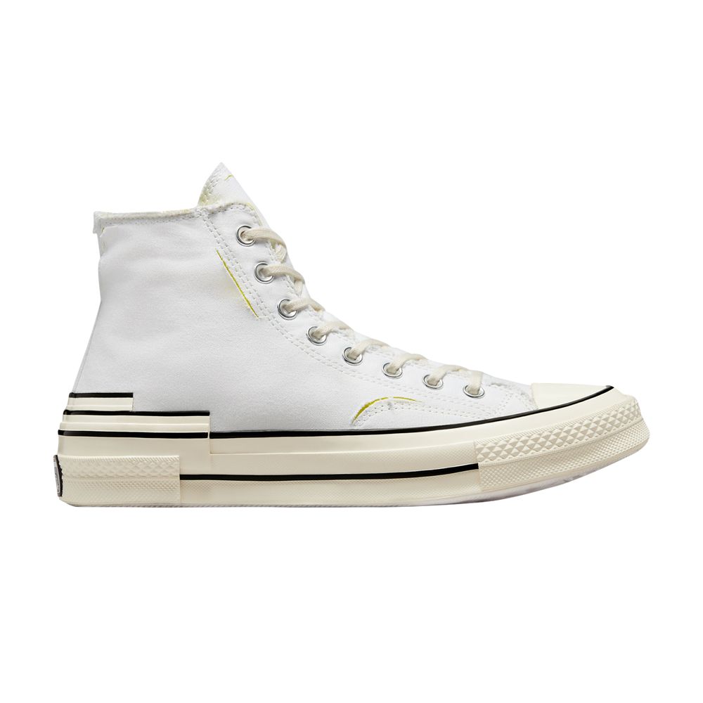 CONVERSE CHUCK 70 HIGH 'HACKED HEEL EDGE GLOW - WHITE'