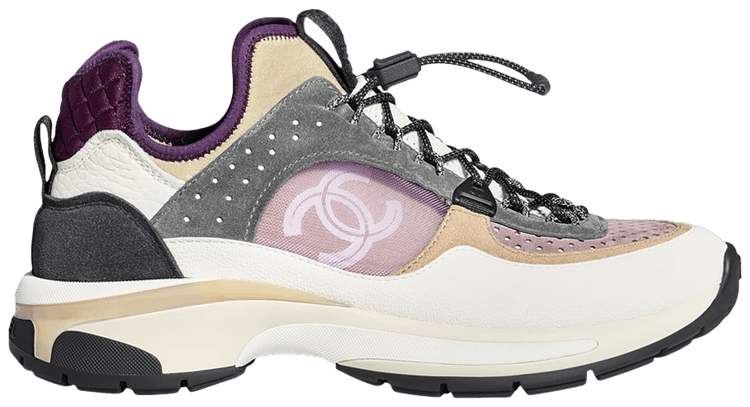 Buy Chanel Wmns Sneaker 'White Grey Purple' - G39488 Y56142 K4944