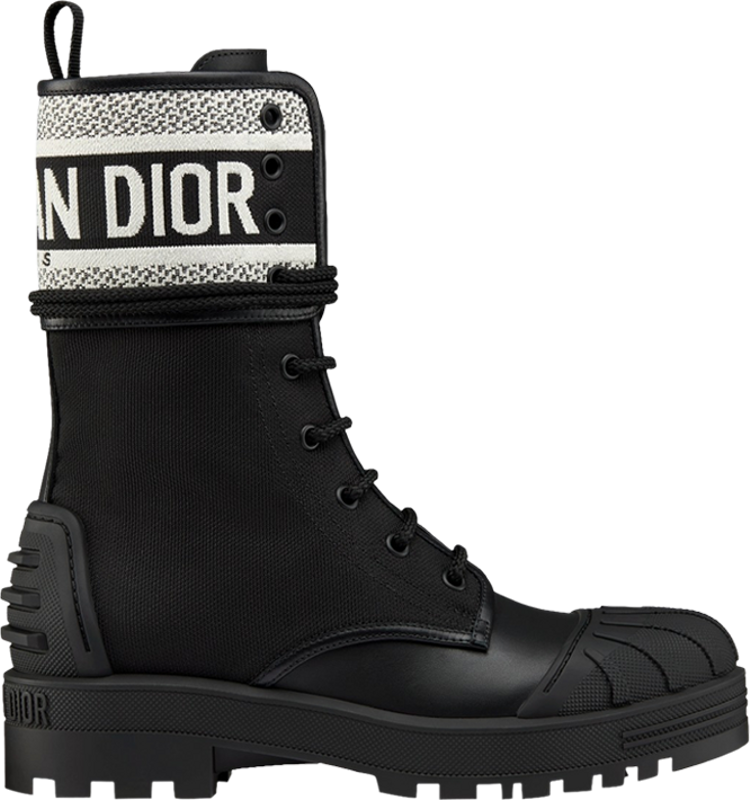 Dior Wmns D-Major Ankle Boot 'Black White'