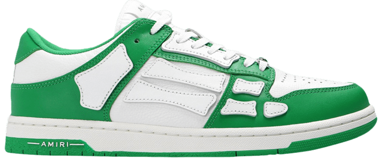 【関税込み】AMIRI ホワイト&グリーン Skel Top Low スニーカー Buy Amiri Skel Top Low 'Green White' - MFS003 344 | GOAT