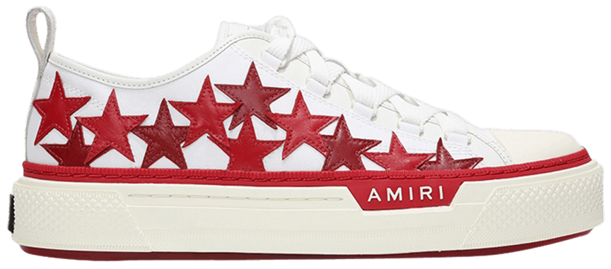 Buy Amiri Stars Court Low White Red MFS014 124 GOAT