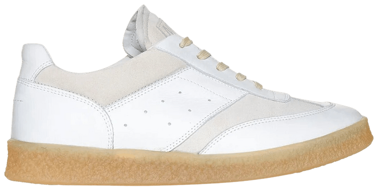 Buy MM6 Maison Margiela Panelled Lace-Up Sneaker 'White Buy MM6 Maison Margiela Panelled Lace-Up Sneaker 'White