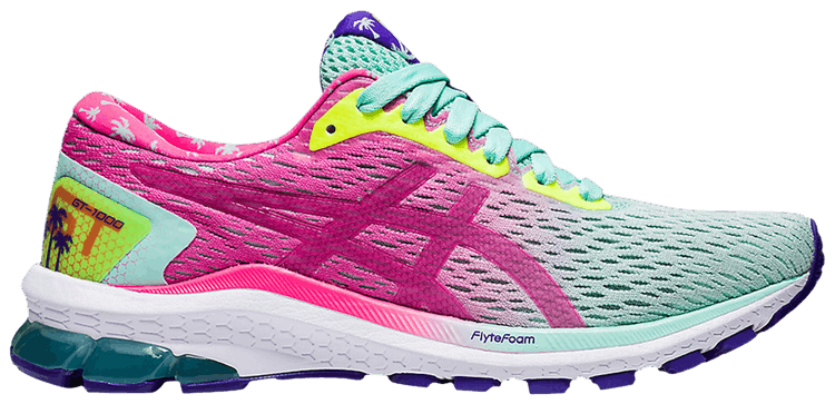 Asics Wmns GT 1000 9 Los Angeles Marathon   Fresh Ice Hot Pink