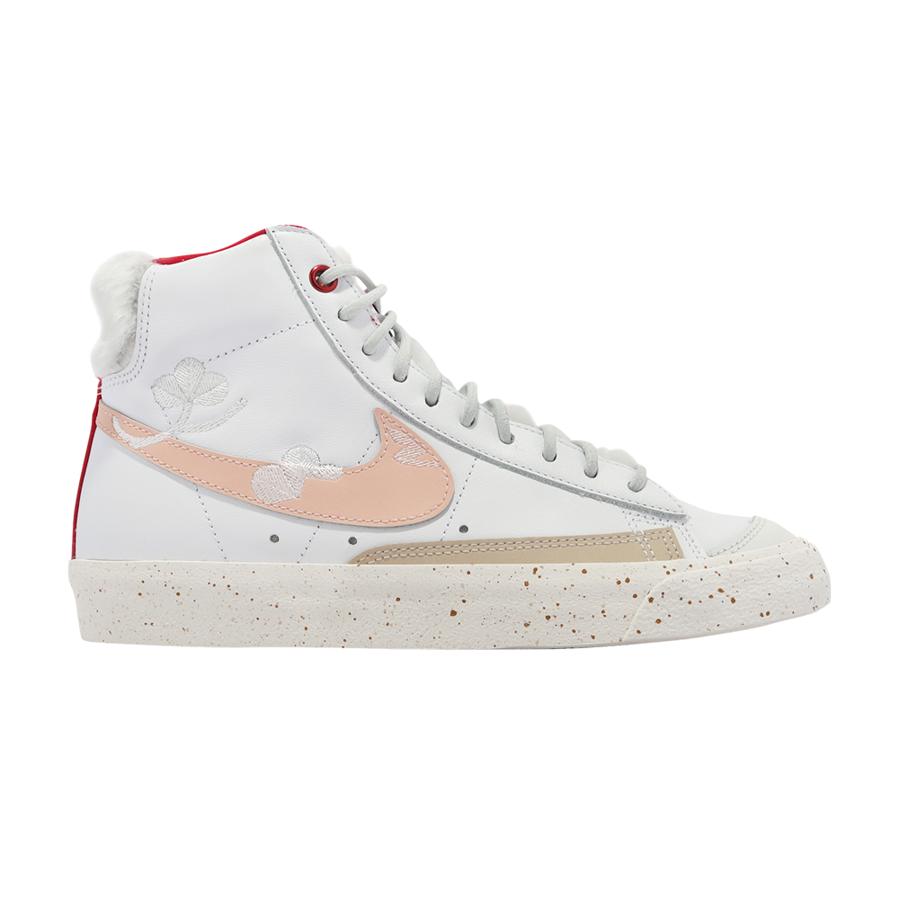Pre-owned Nike Wmns Blazer Mid Premium 'leap High' In White