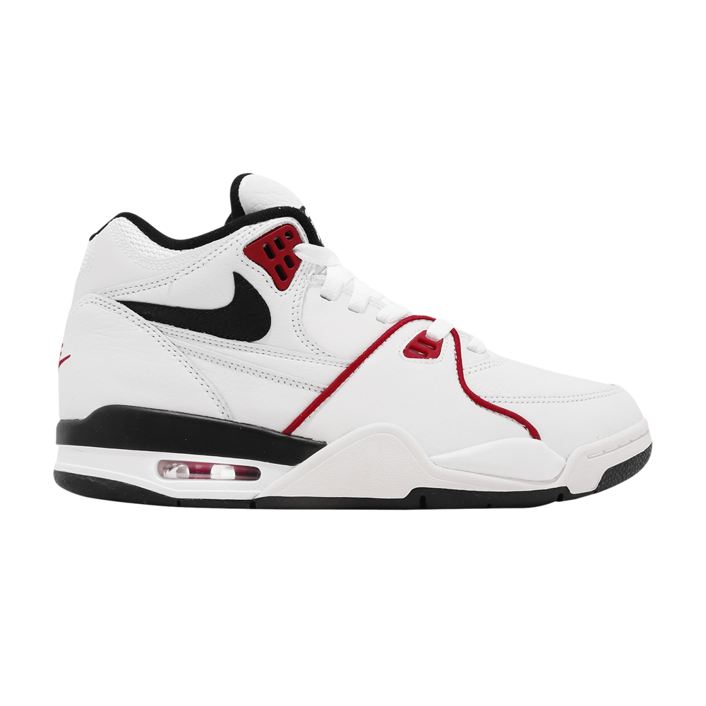 Pre-owned Nike Air Flight 89 'white Black Red'