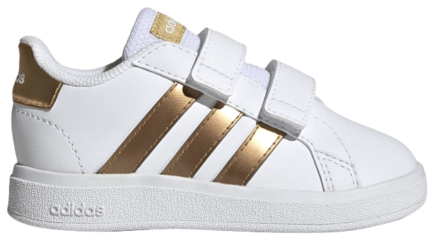 Adidas Grand Court I White Matte Gold