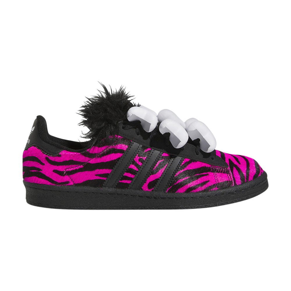 Pre-owned Adidas Originals Jeremy Scott X Campus 80s 'bones - Pink Zebra'