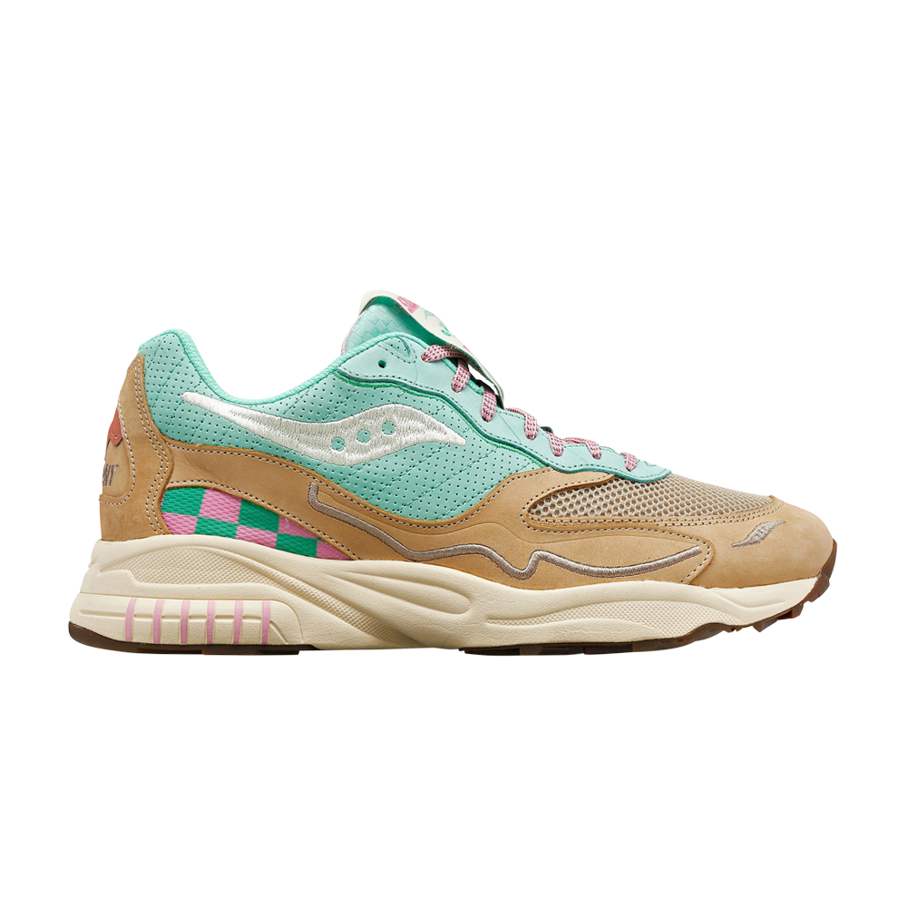 Pre-owned Saucony 3d Grid Hurricane 'earth Citizen' In Green