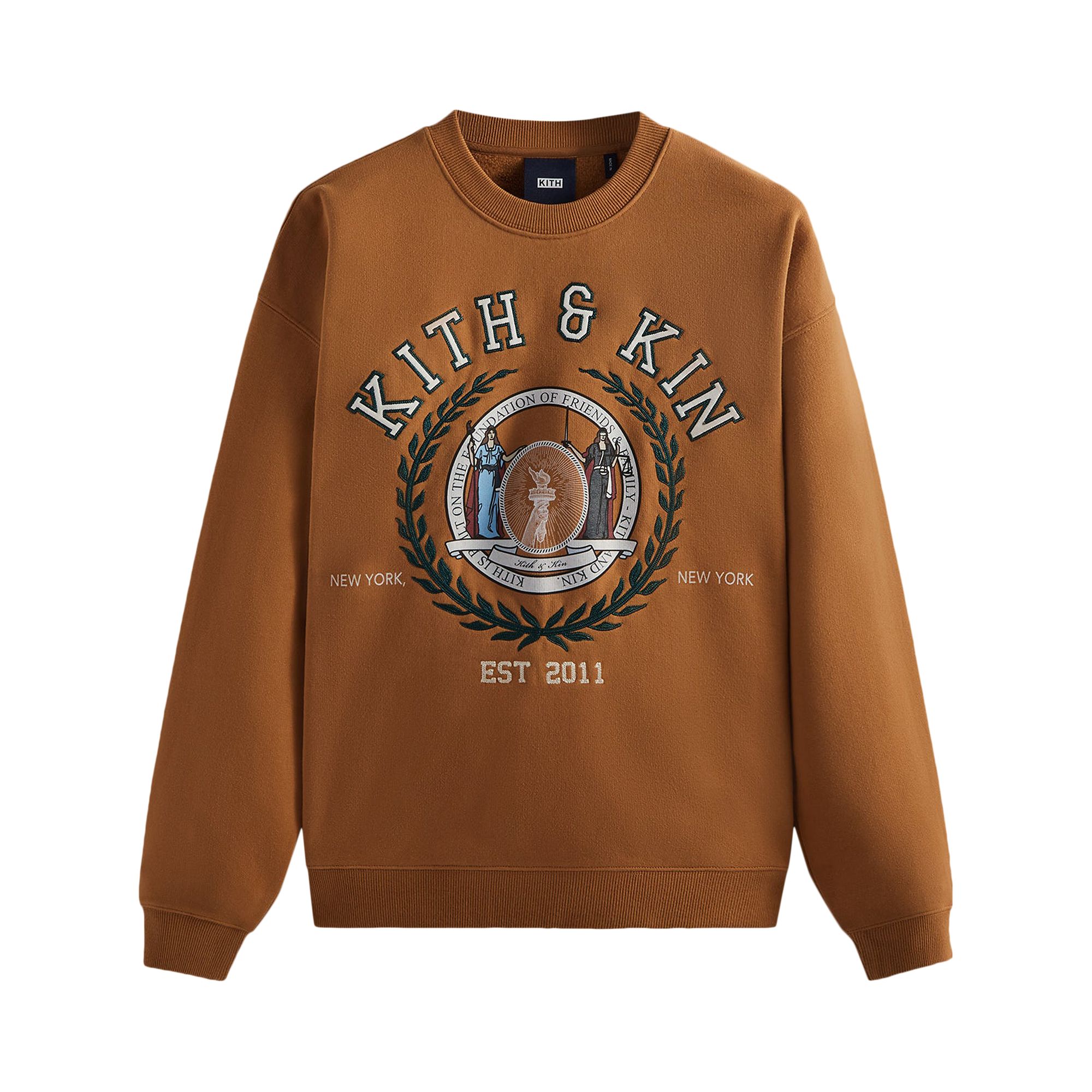 Pre-owned Kith Vintage Crewneck 'sumo' | Brown | Men's Size M