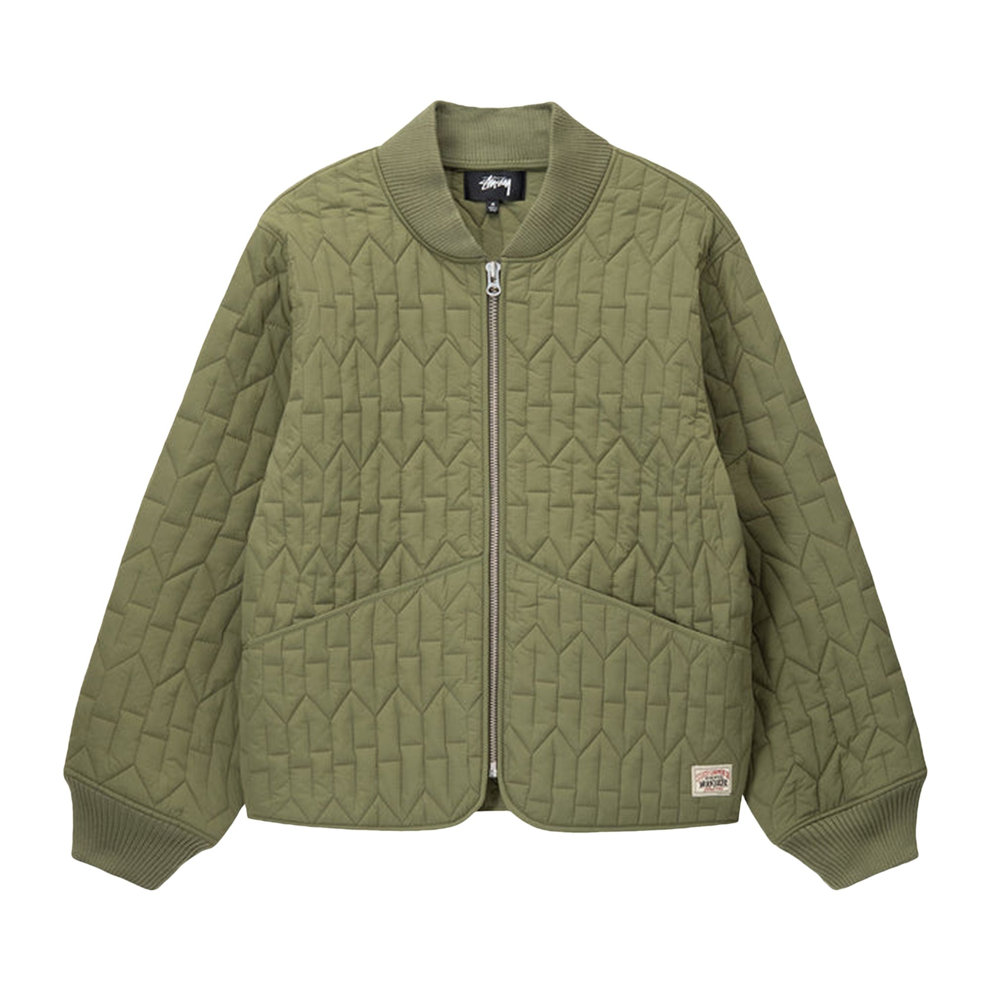 Stussy S Quilted Liner Jacket 'Olive' | Green | Men's Size S