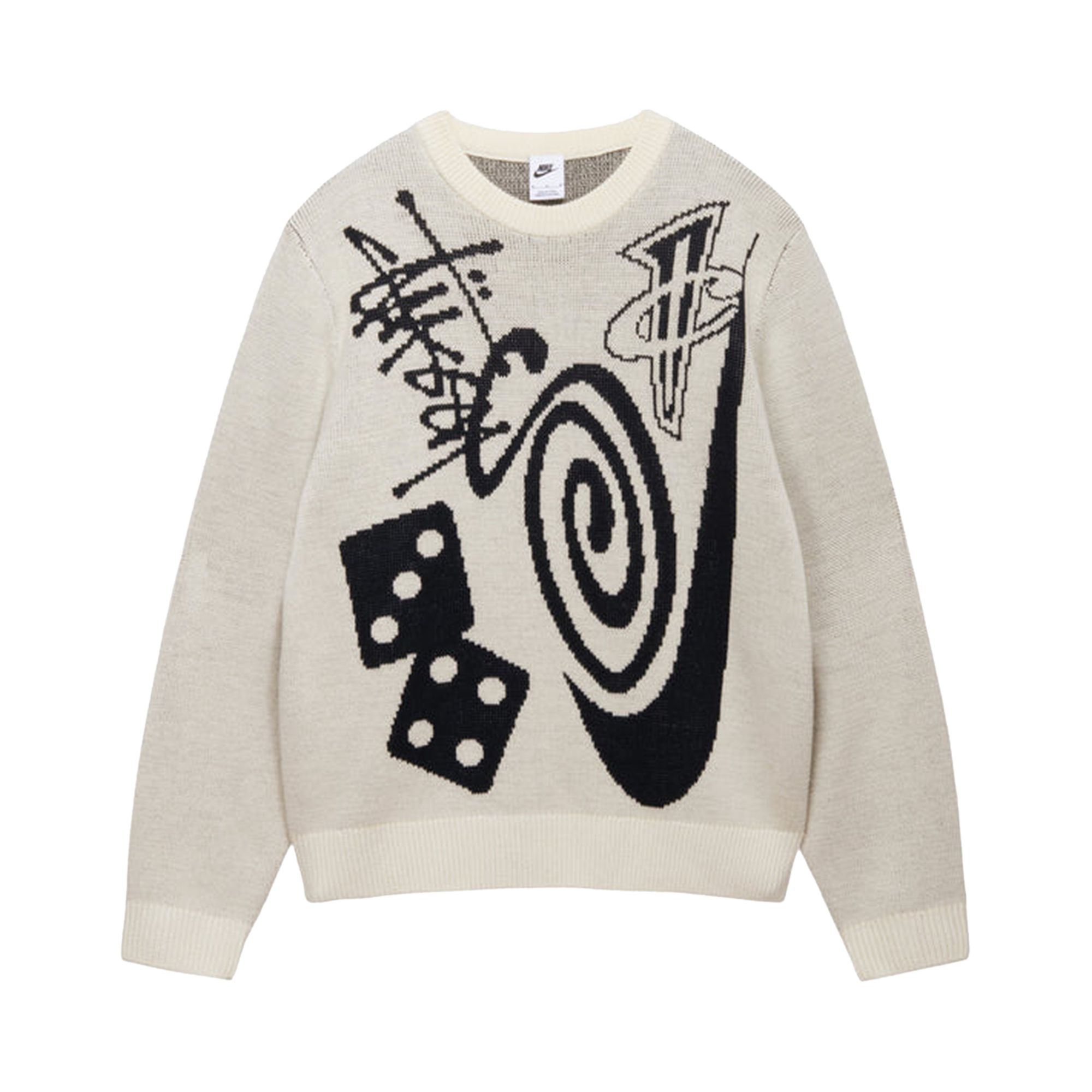 STUSSY STUSSY X NIKE ICON KNIT SWEATER 'NATURAL'