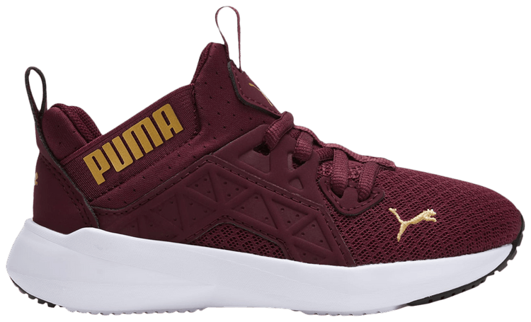 enzo Buy Puma Soft Enzo NXT Little Kid 'Aubergine Team Gold' - 195571
