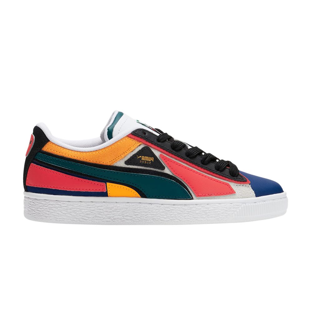 Puma Suede Big Kid 'Layers' | Multi-Color | Kid's Size 4.5 - 387804-01