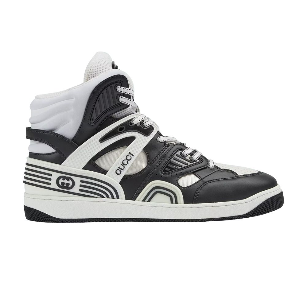 Gucci Basket High 'Black White' | Men's Size 10.5