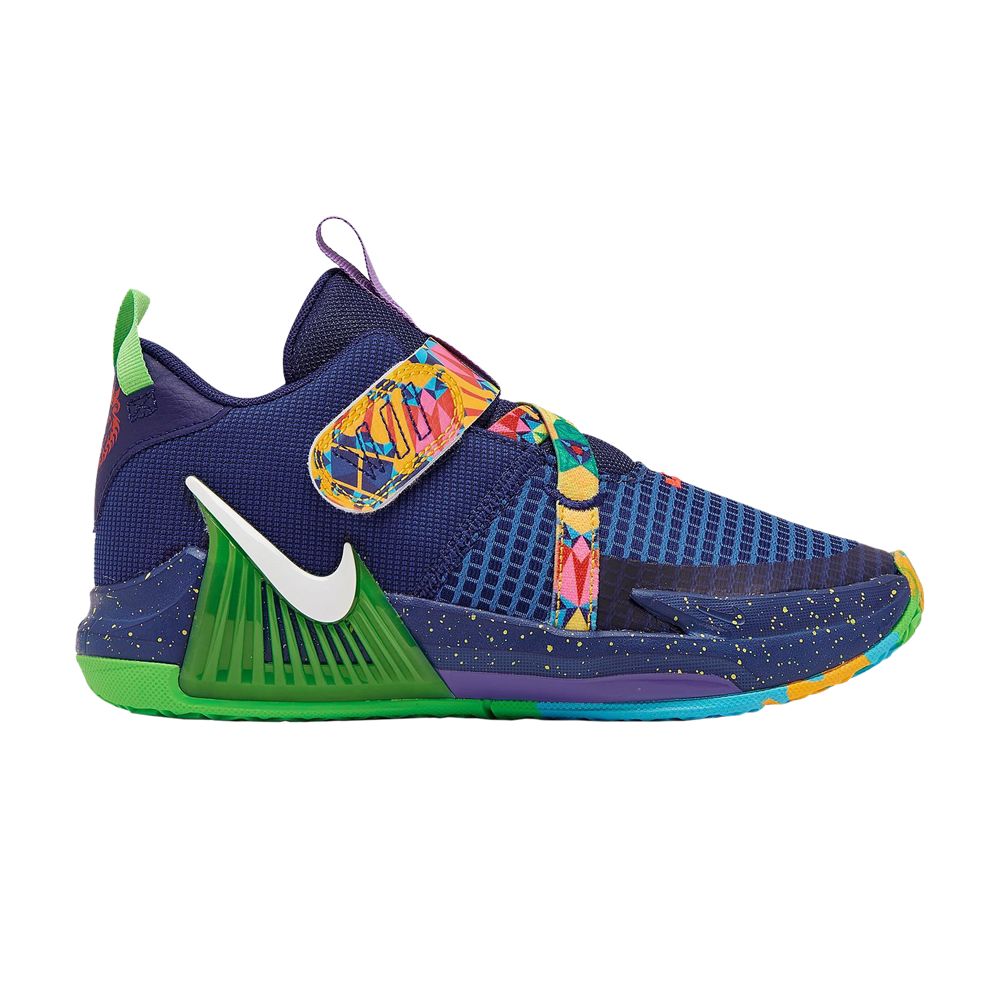 Nike LeBron Witness 7 PS 'Kaleidoscope' | Blue | Kid's Size 11 - DQ8647-400