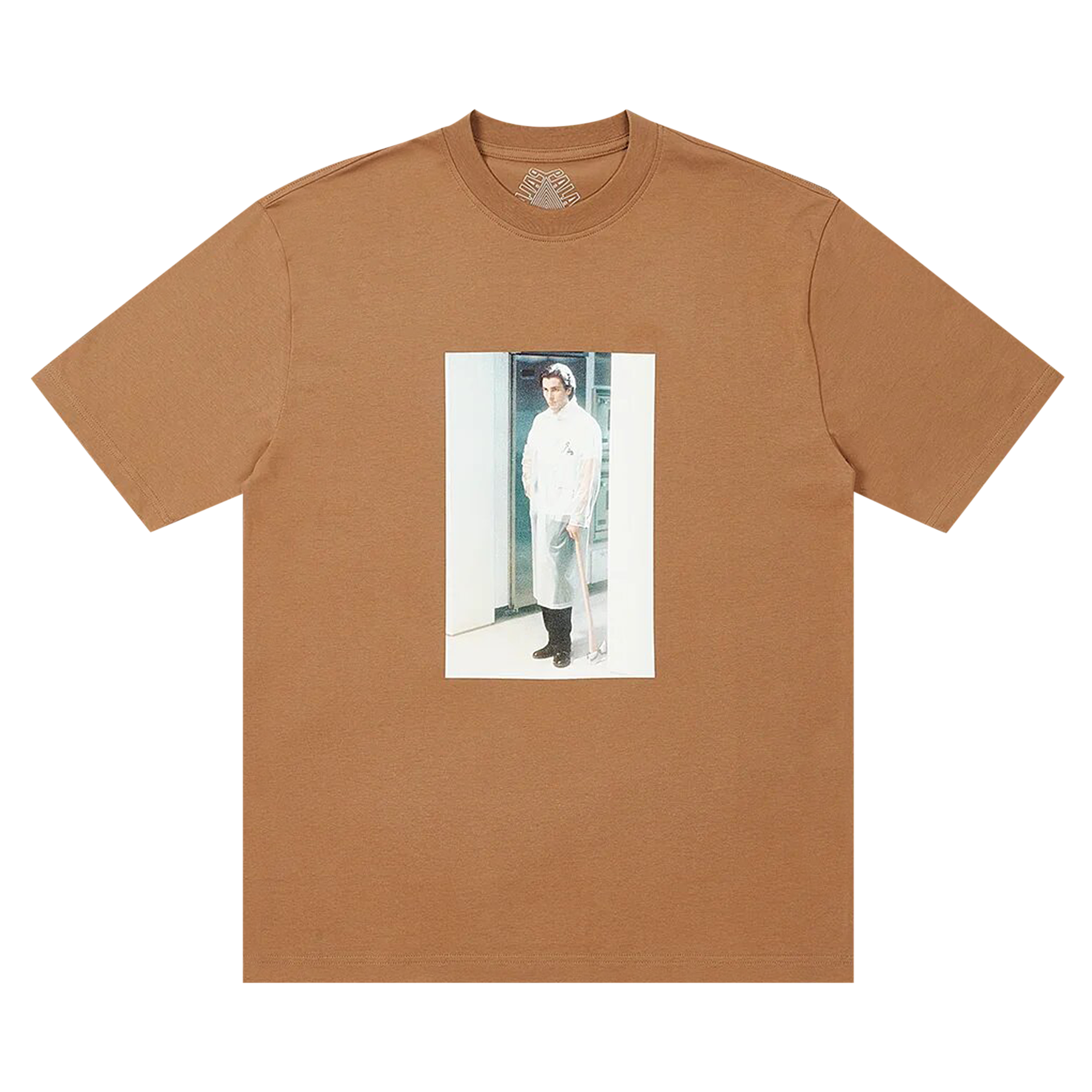 Pre-owned Palace American Psycho T-shirt 'mocha' In Brown