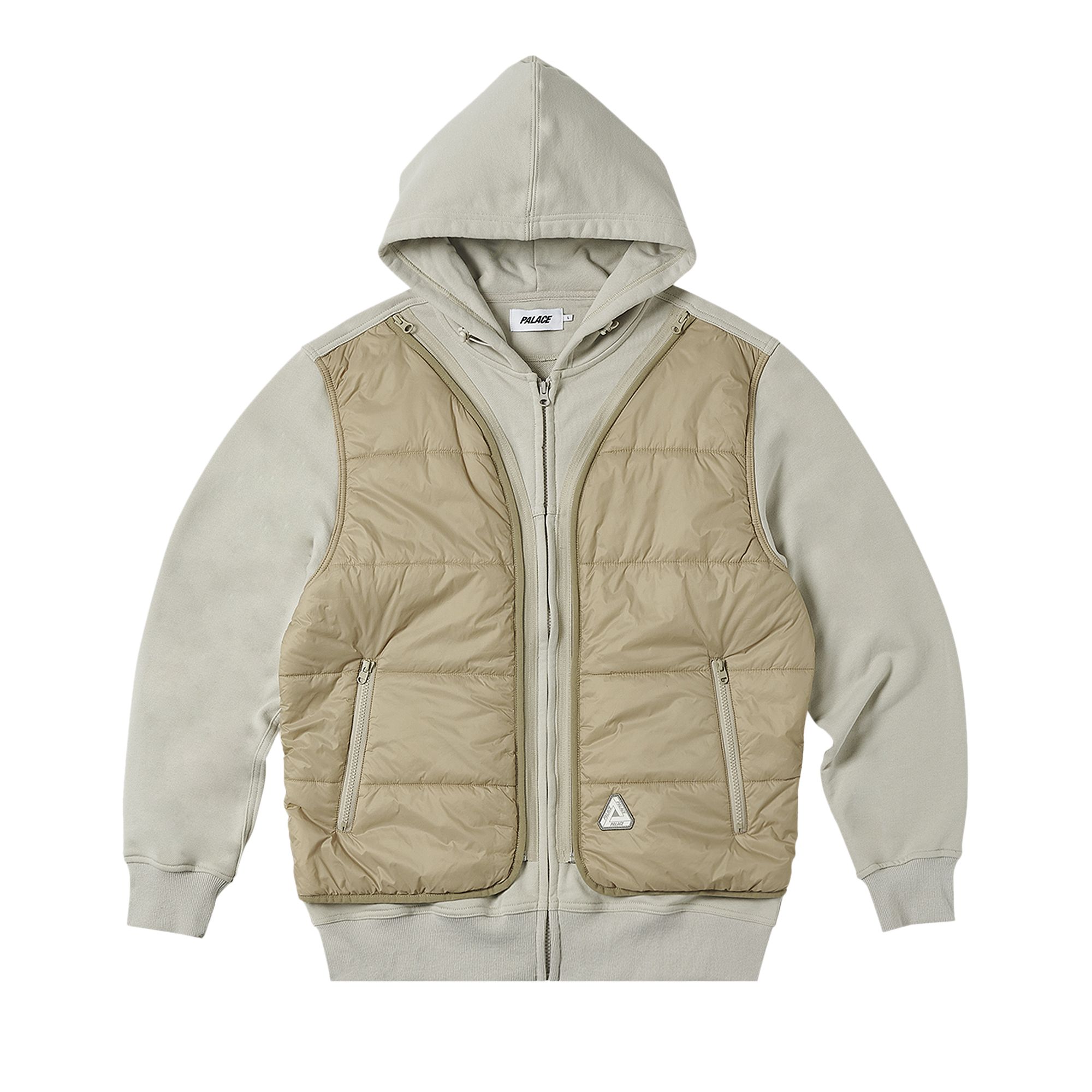 Palace Tactical Zip Hood 'Bone' | Cream | Men's Size XL