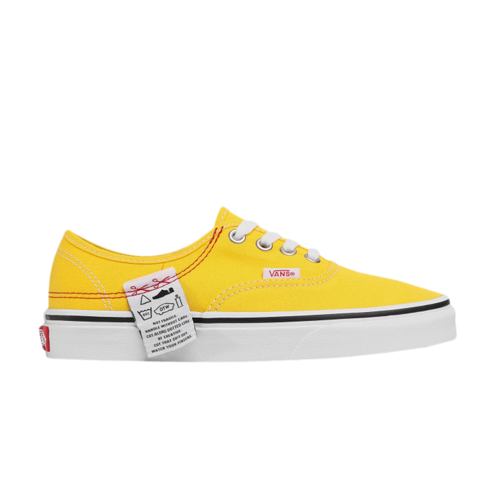 Pre-owned Vans Authentic Hc 'diy - Lemon Chrome' In Yellow
